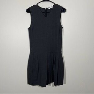 Vince Sleeveless Pleated Dress With Pockets